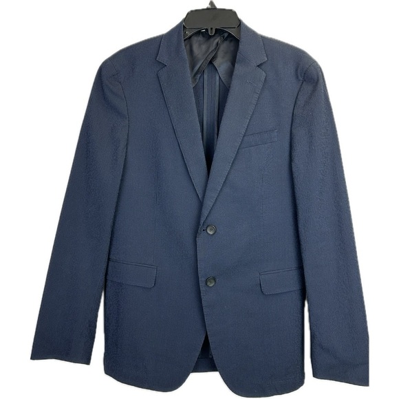 Hugo Boss AG Dieselstrasse Nobis6 Slim Fit Sport Coat In Blue 40R - Picture 1 of 13